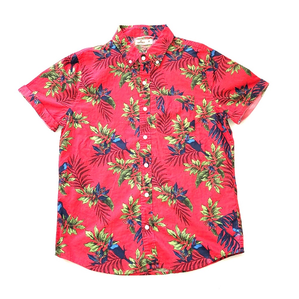 Mens Hollister Hawaiian Style Tee